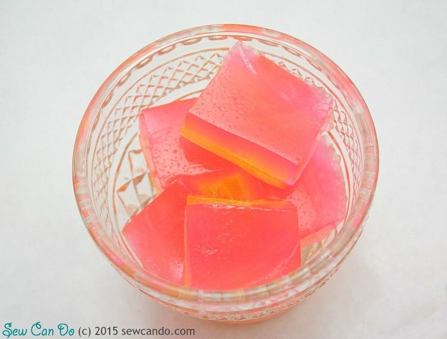 Sew Can Do Crazy Crafting Our Jelly Soap Making Adventure